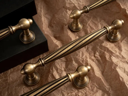 HELGA Antique Brass Kitchen & Cabinet Handles