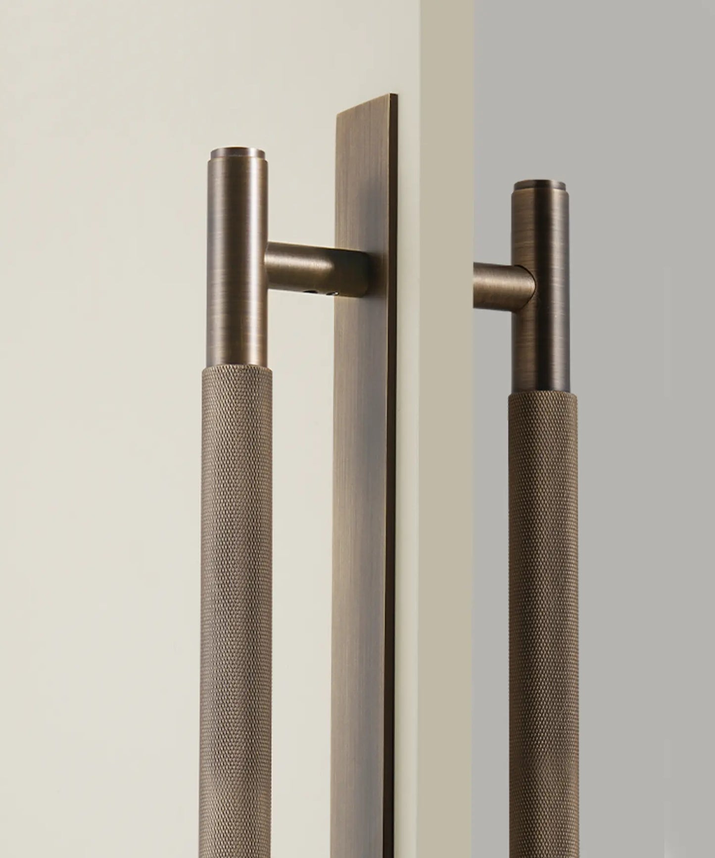 LUXIN Solid Brass Door Pull Handle With Back Plate