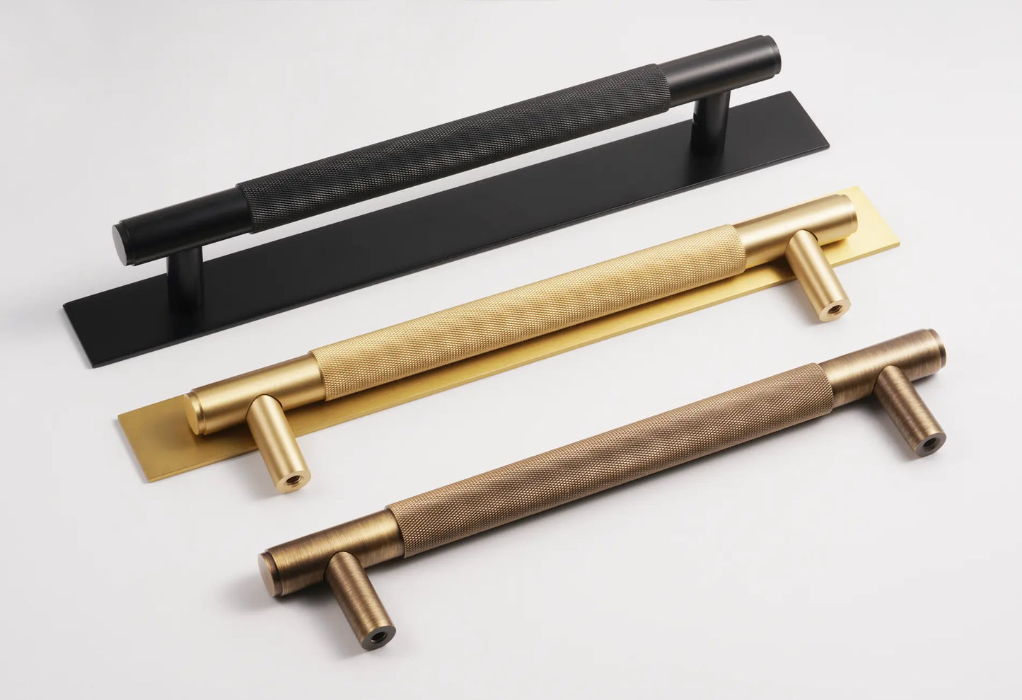 LUXIN Solid Brass Door Pull Handle With Back Plate