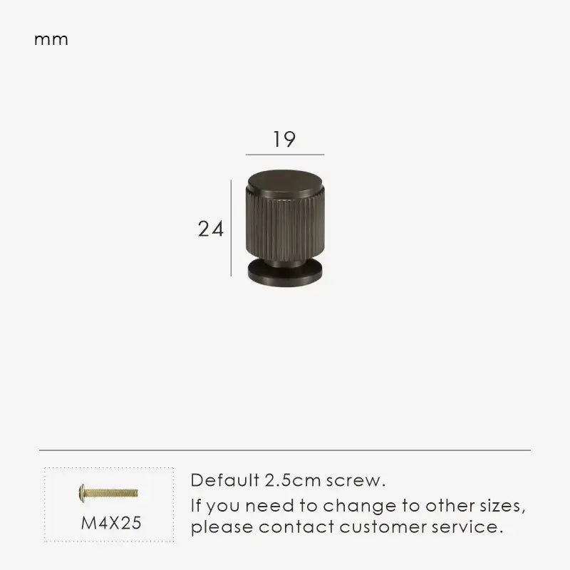 MAGNILA Solid Brass Cabinet & Cupboard Knob