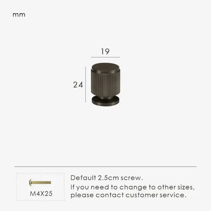 MAGNILA Solid Brass Cabinet & Cupboard Knob
