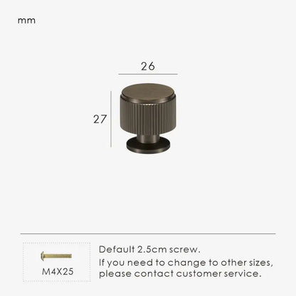 MAGNILA Solid Brass Cabinet & Cupboard Knob