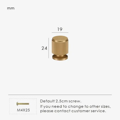 MAGNILA Solid Brass Cabinet & Cupboard Knob