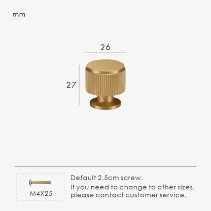 MAGNILA Solid Brass Cabinet & Cupboard Knob