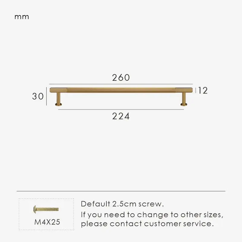 MAGNILA Solid Brass Kitchen & Cabinet Handles