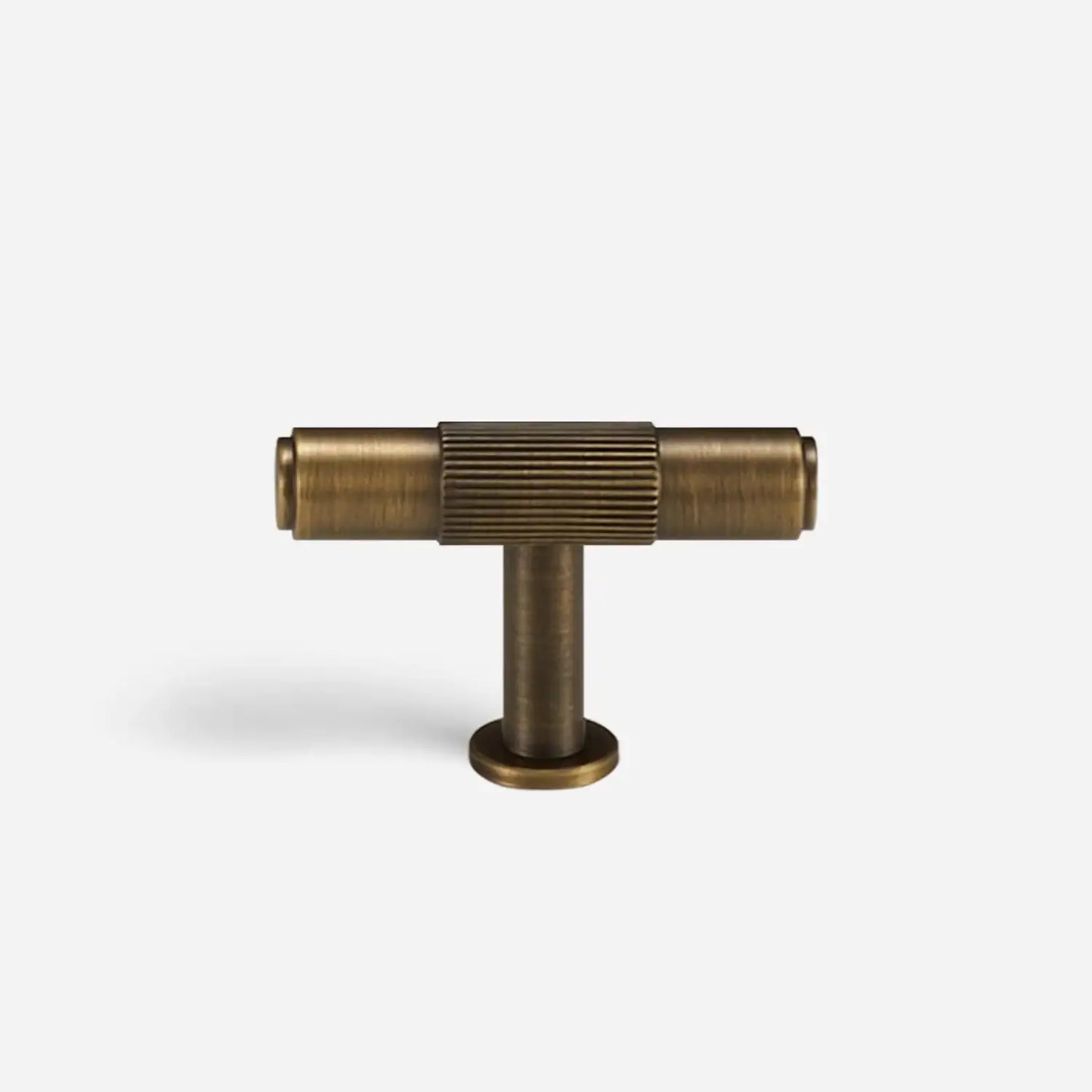 MAGNILA Solid Brass Knurled T-Bar Handle