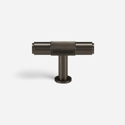 MAGNILA Solid Brass Knurled T-Bar Handle