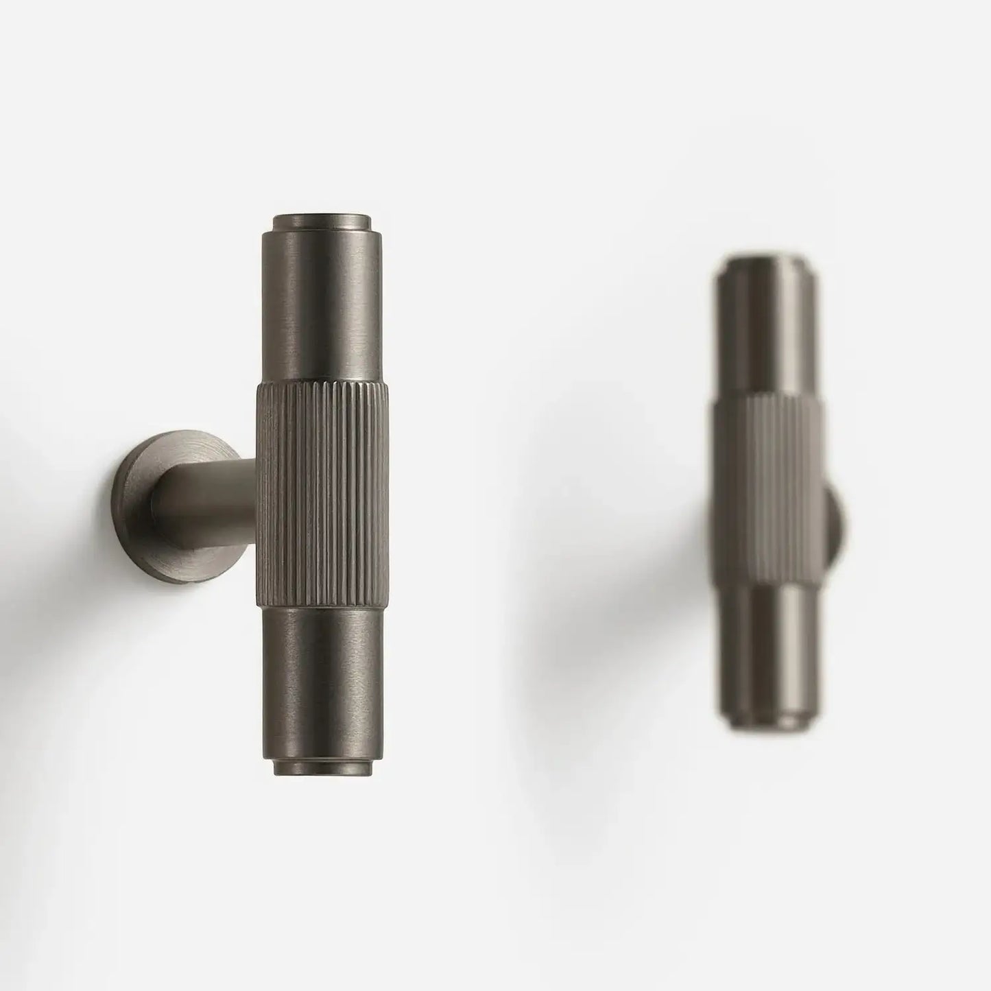 MAGNILA Solid Brass Knurled T-Bar Handle
