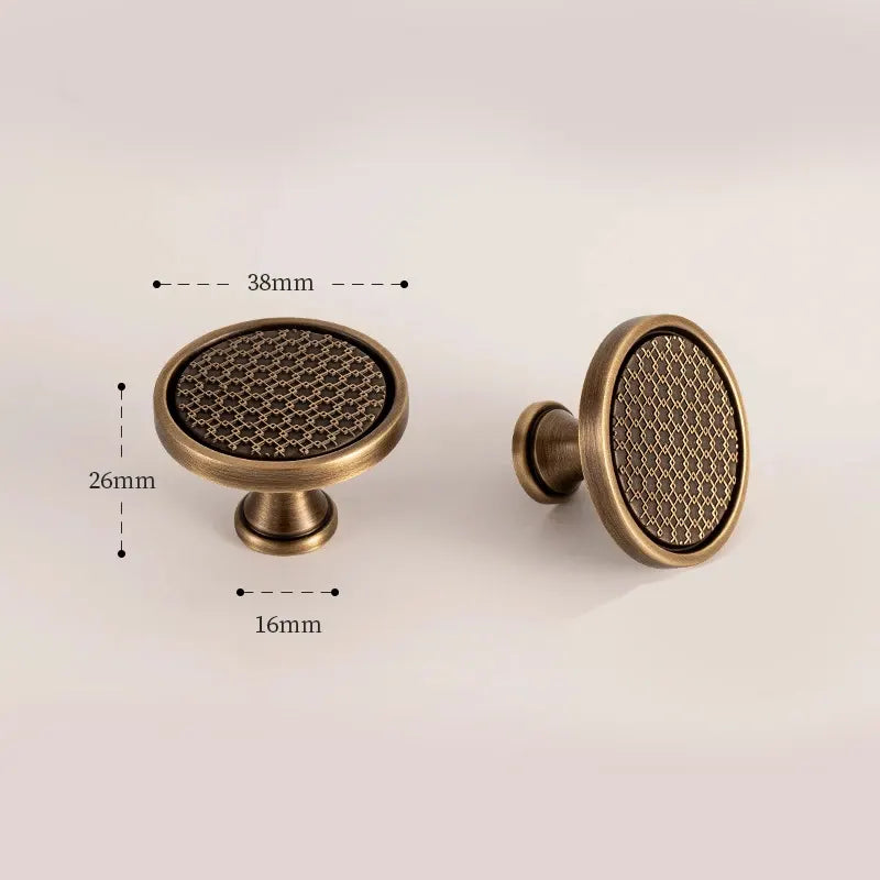 MANTRA Solid Brass Cabinet & Cupboard Knob