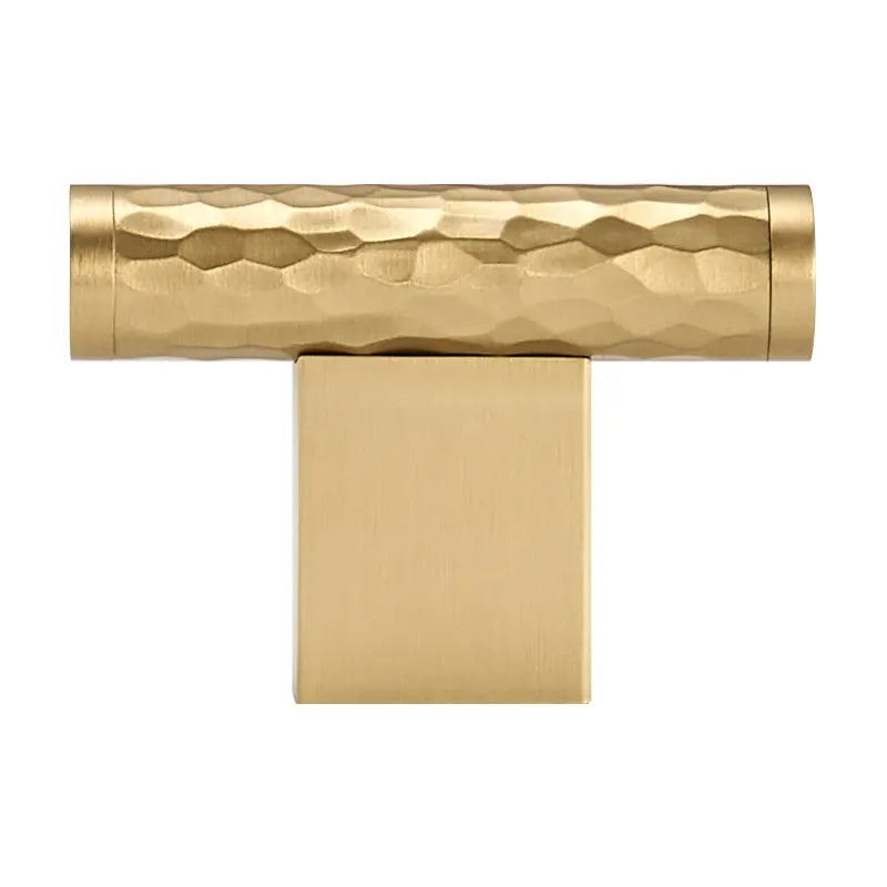 MARRA Brass Hammered T-Bar Handle