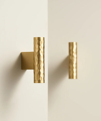 MARRA Brass Hammered T-Bar Handle
