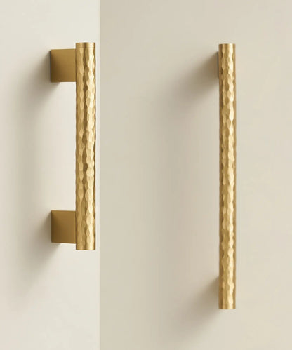 MARRA Brass Hammered Kitchen & Cabinet Handles