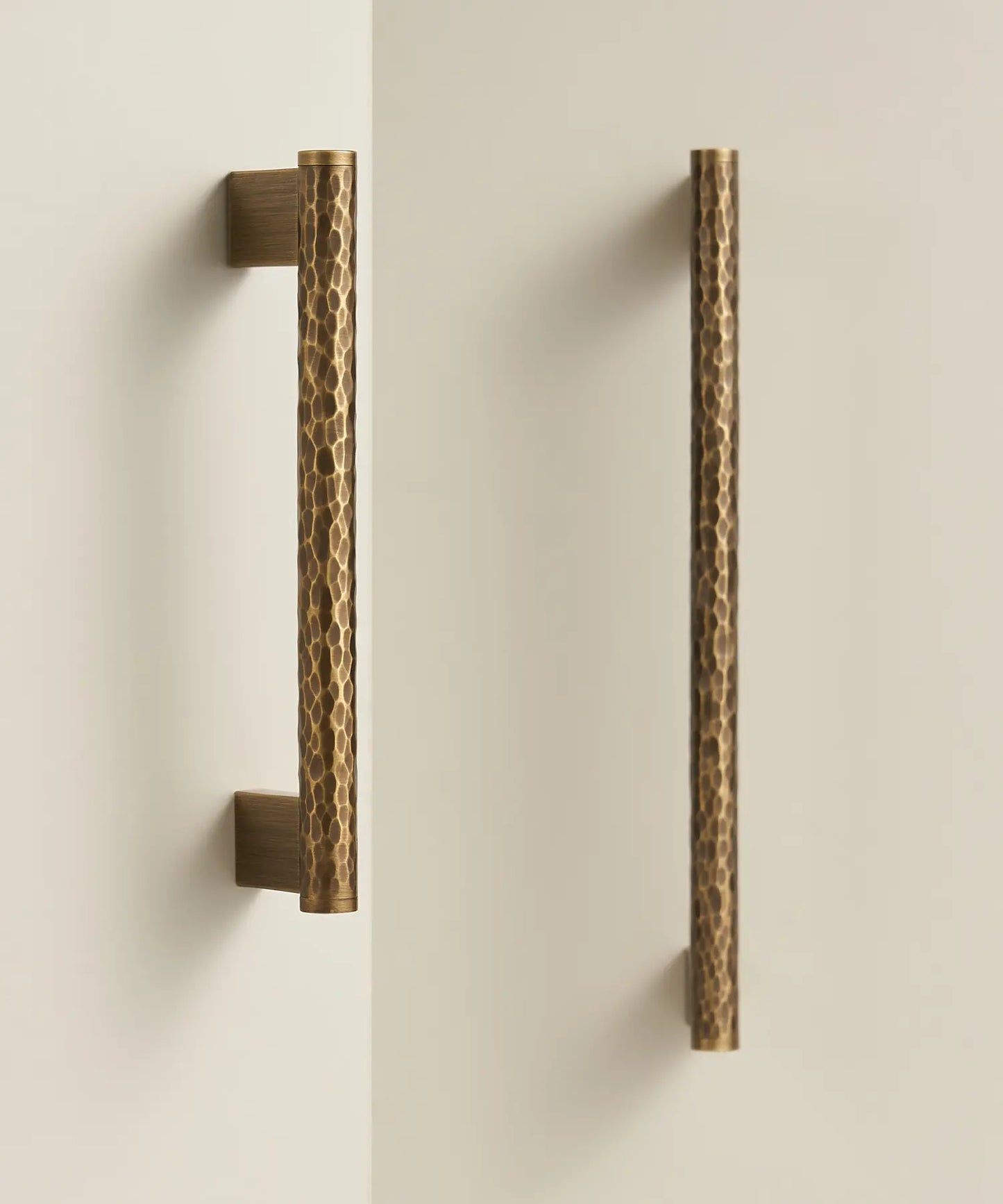 MARRA Brass Hammered Kitchen & Cabinet Handles