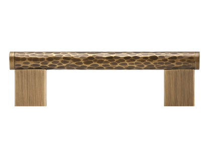 MARRA Brass Hammered Kitchen & Cabinet Handles