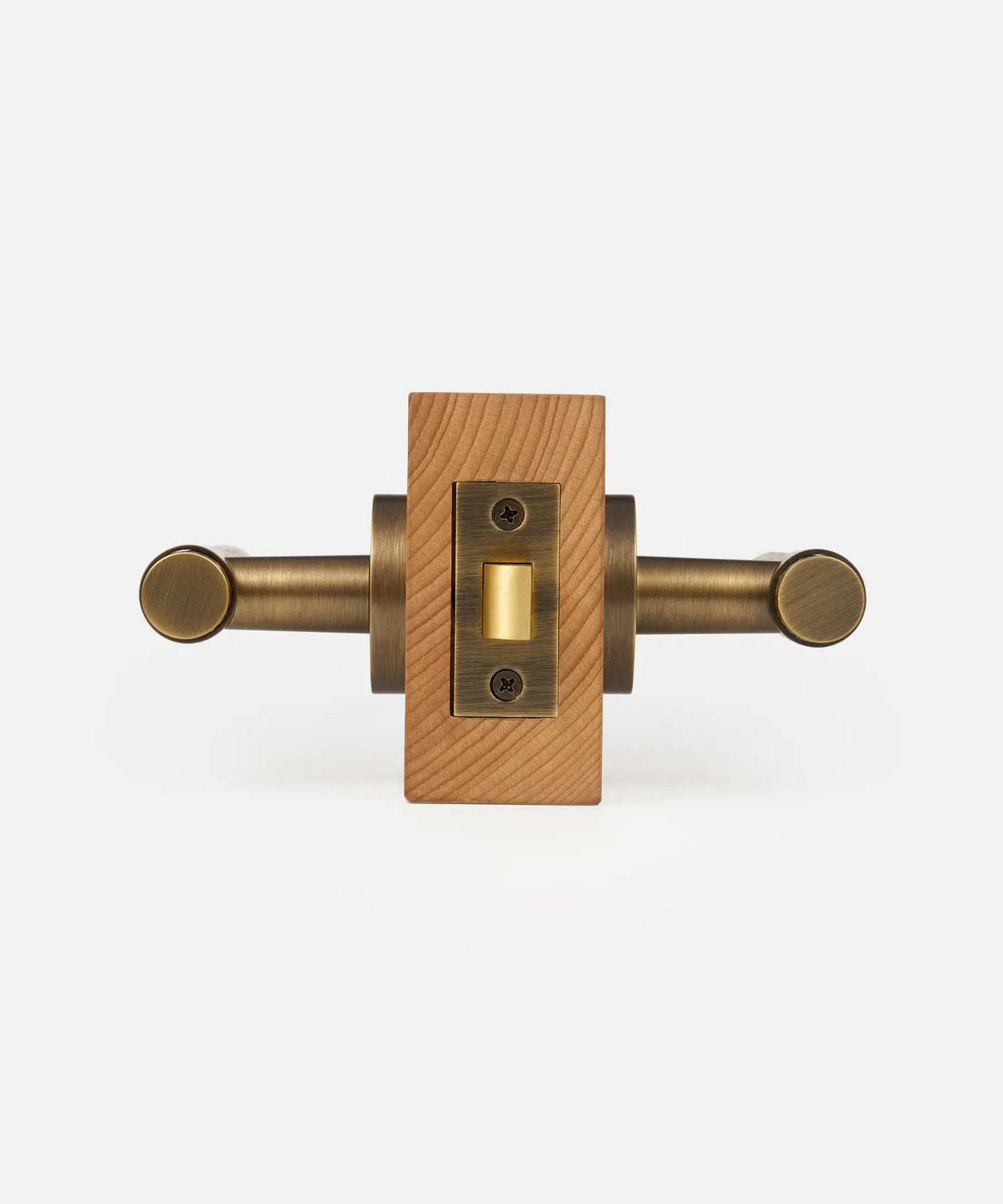 MARRA Hammered Brass Lever Door Handles Set