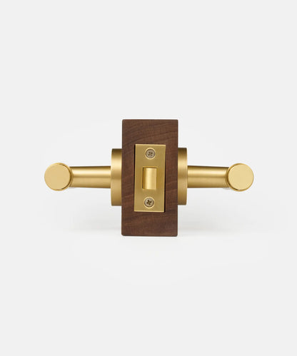 MARRA Hammered Brass Lever Door Handles Set