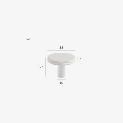 MORIAH Knurled Solid Brass Knob