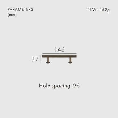 NEX Solid Brass Kitchen & Cabinet Handle
