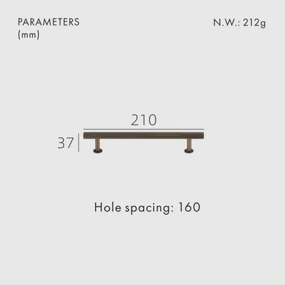 NEX Solid Brass Kitchen & Cabinet Handle