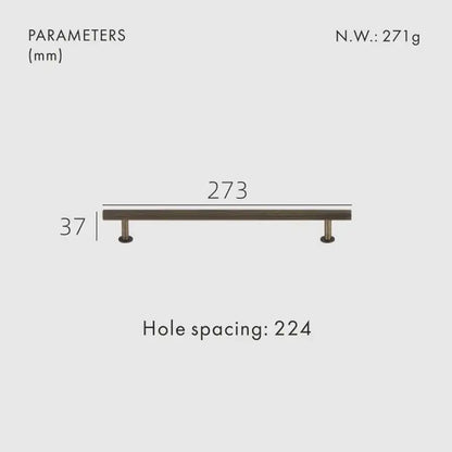 NEX Solid Brass Kitchen & Cabinet Handle