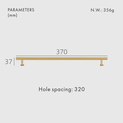 NEX Solid Brass Kitchen & Cabinet Handle
