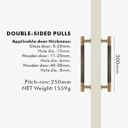 NIVA Solid Brass Door Pull Handle