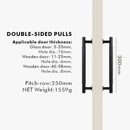 NIVA Solid Brass Door Pull Handle