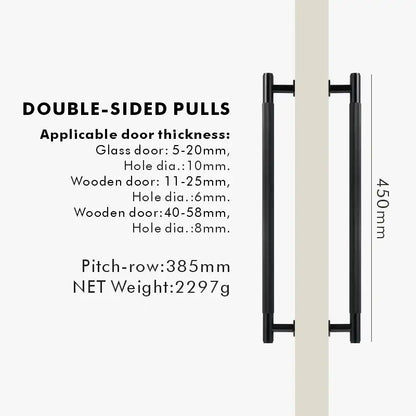 NIVA Solid Brass Door Pull Handle