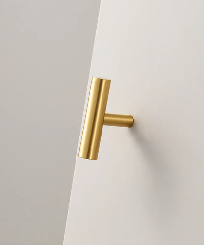 NORDIC Solid Brass Round T-Bar Handle