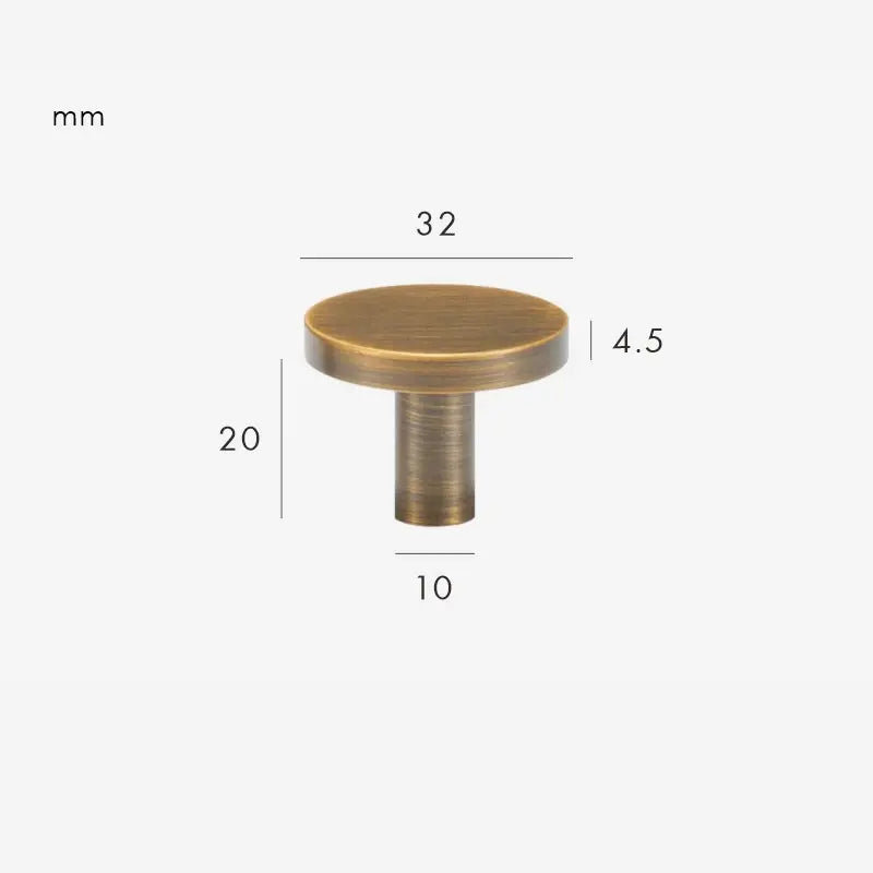 OPUL Solid Brass Cabinet & Drawer Knob