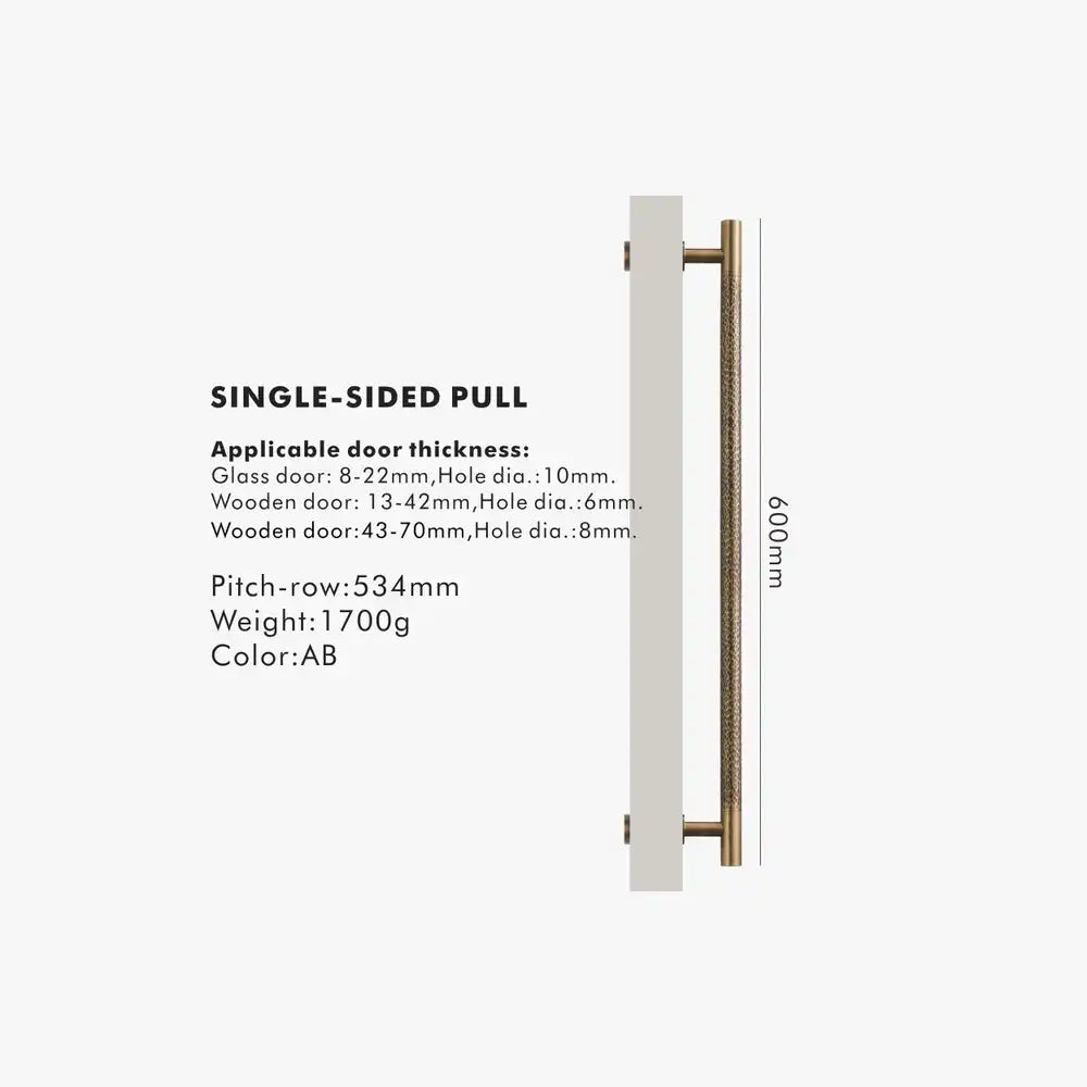 ORLENA Solid Brass Door Pull Handle