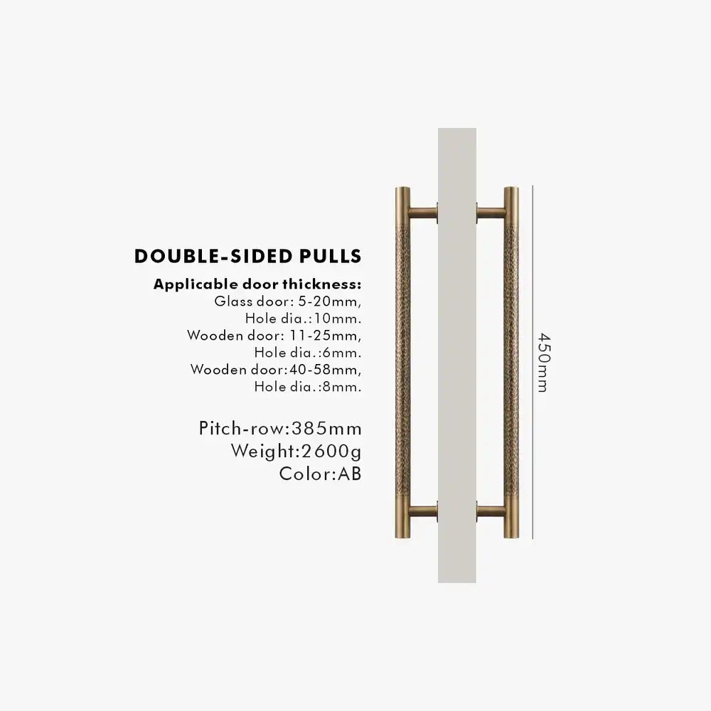 ORLENA Solid Brass Door Pull Handle