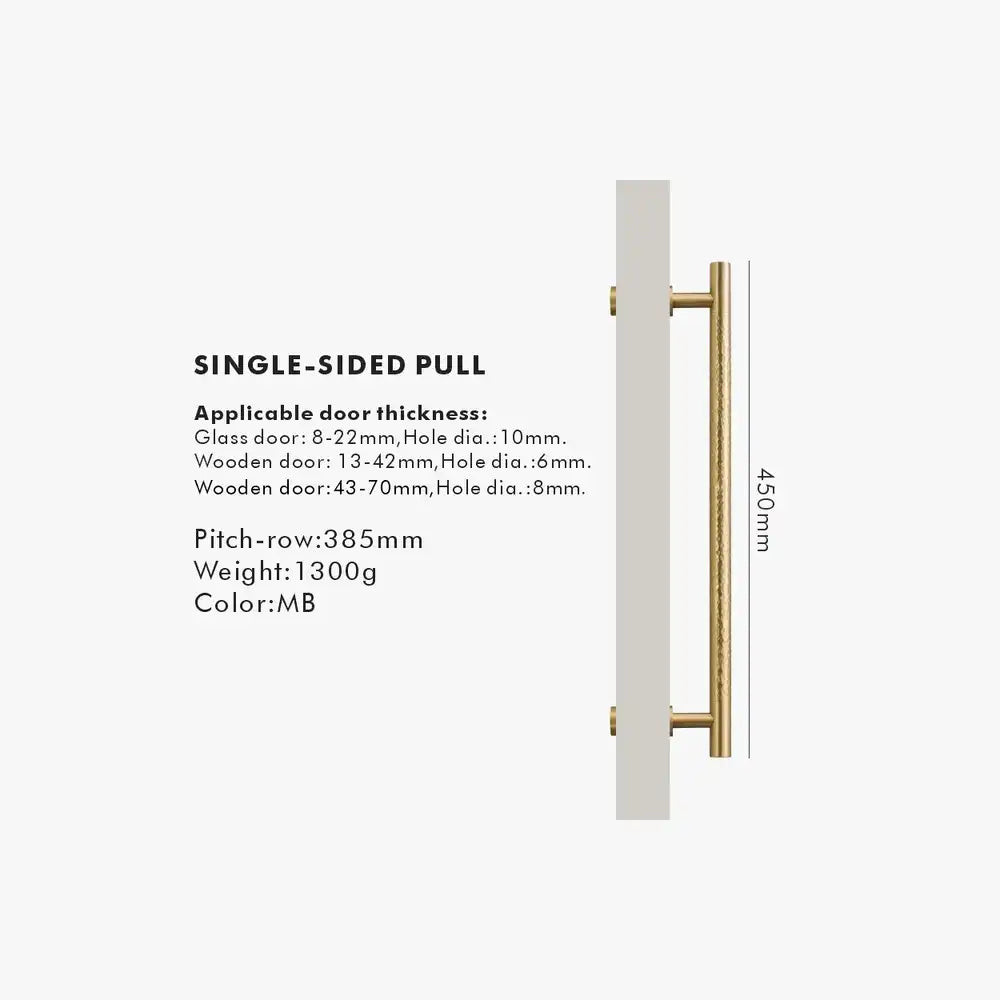 ORLENA Solid Brass Door Pull Handle