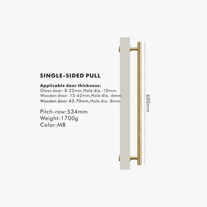 ORLENA Solid Brass Door Pull Handle