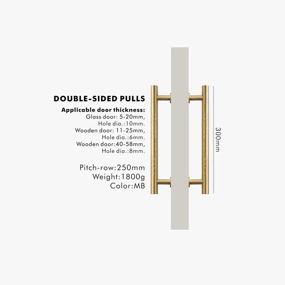 ORLENA Solid Brass Door Pull Handle