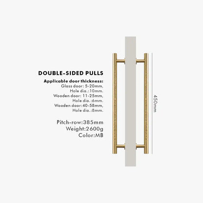 ORLENA Solid Brass Door Pull Handle