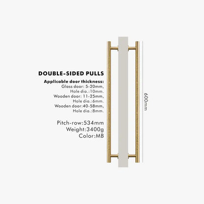 ORLENA Solid Brass Door Pull Handle
