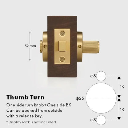 SOLUS Bathroom Thumb Turn Lock