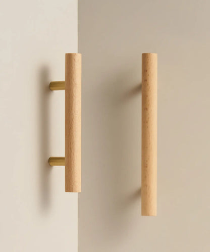 TEKEA Wood AND Brass Kitchen & Cabinet Handle
