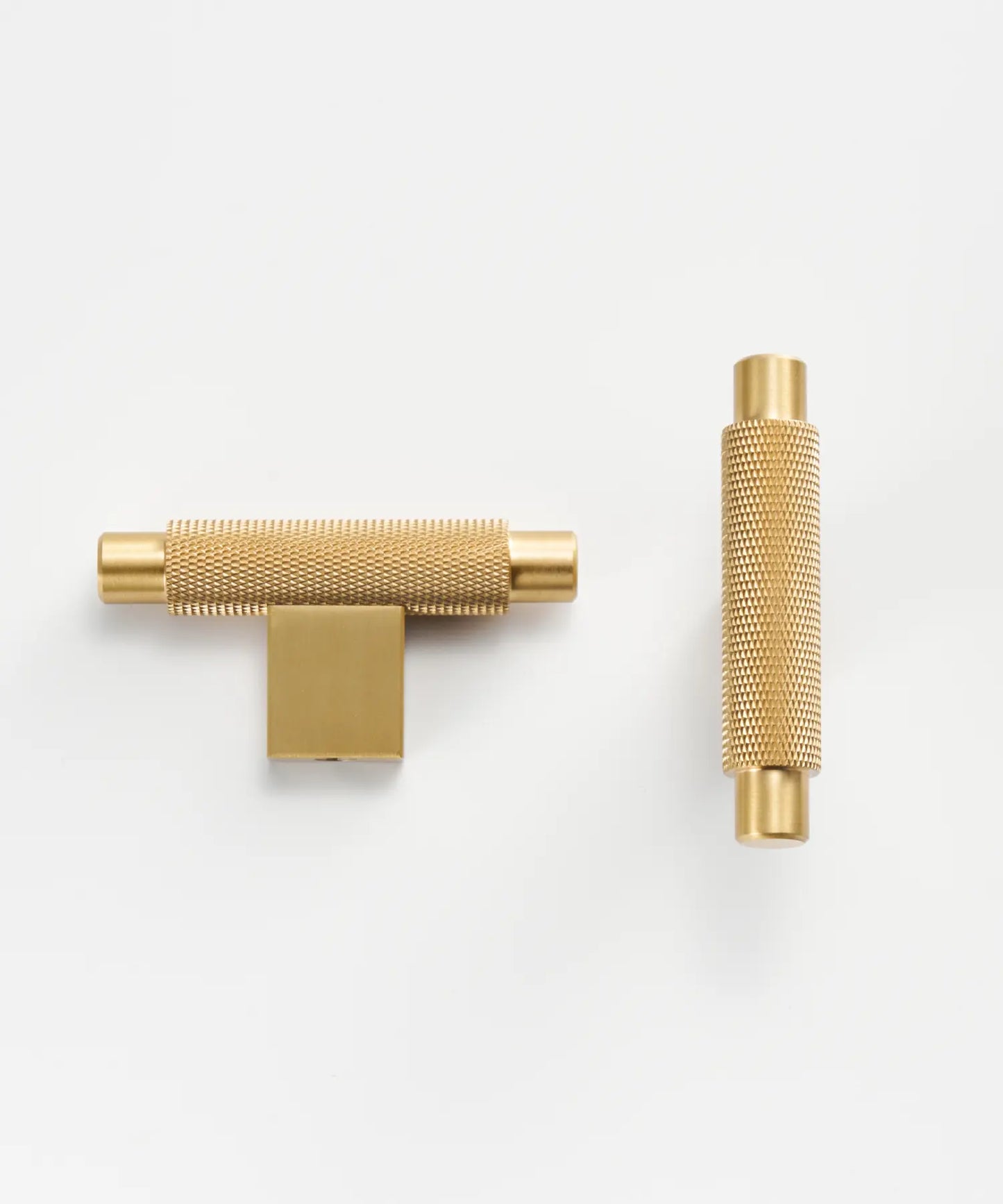 URBANO Solid Brass Knurled T-Bar Handle