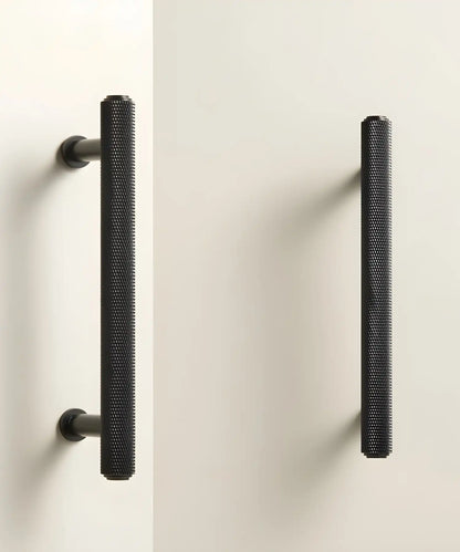 VELARA Knurled Solid Brass Kitchen & Cabinet Handle