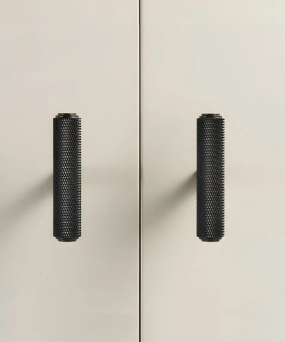 VELARA Knurled Solid Brass T-Bar Handle
