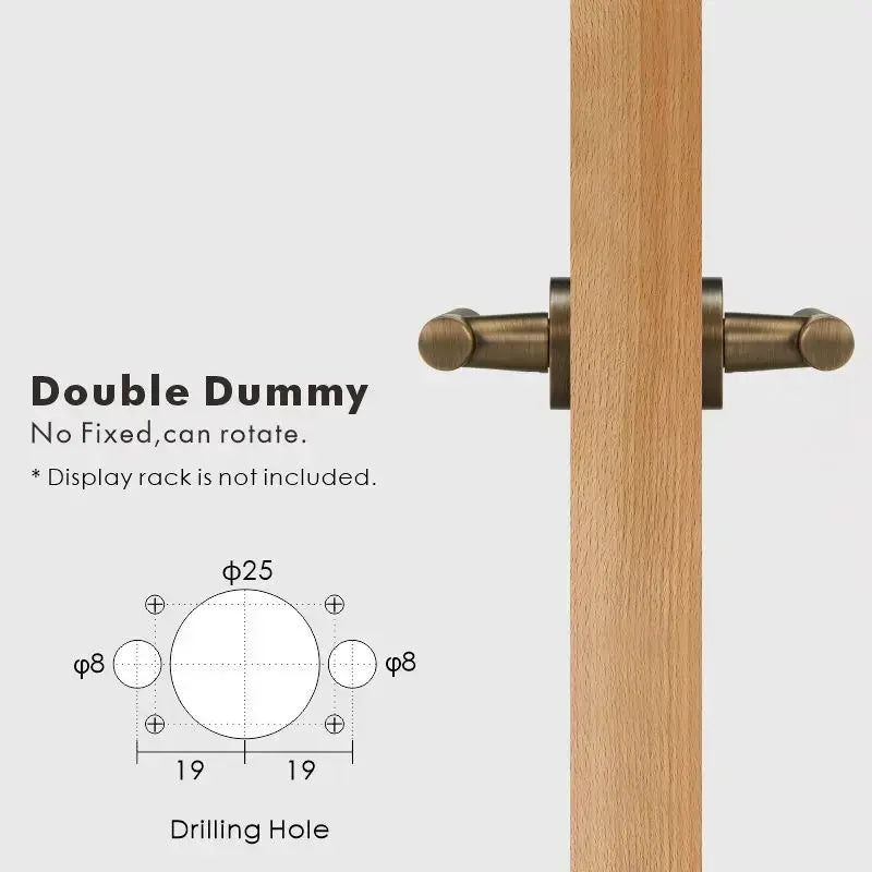 VERGE Brass Lever Door Handles Set
