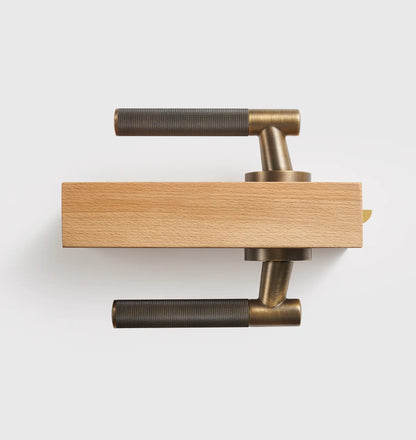 VERGE Brass Lever Door Handles Set
