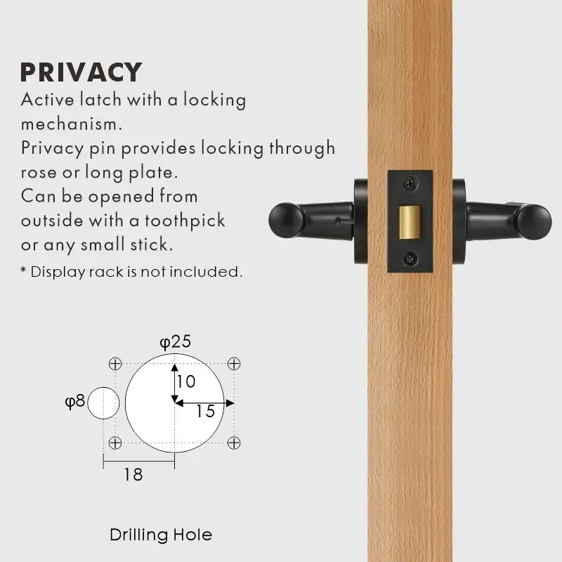 VERGE Brass Lever Door Handles Set