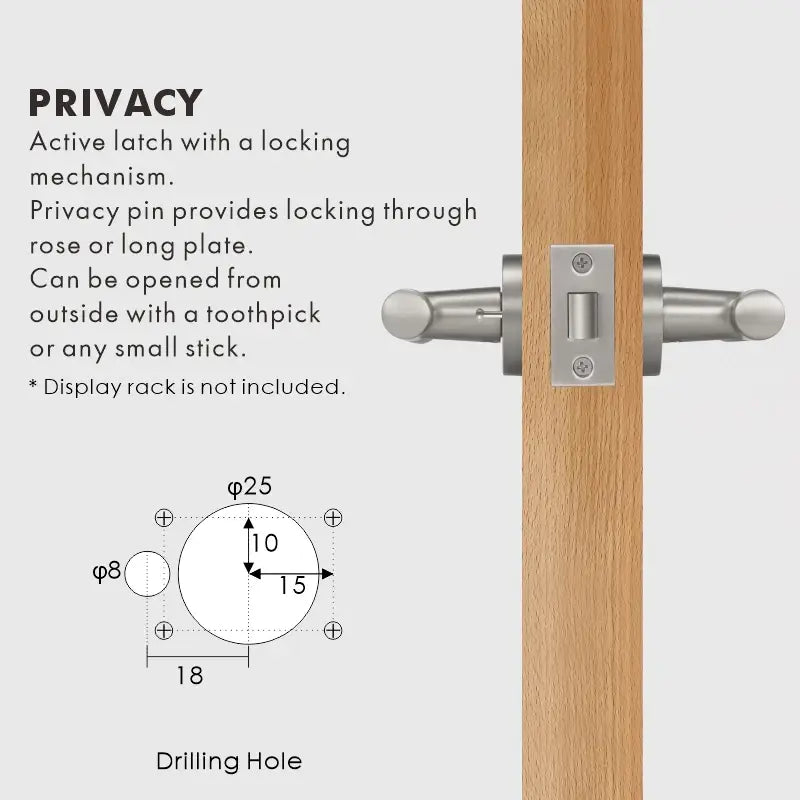 VERGE Brass Lever Door Handles Set