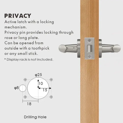 VERGE Brass Lever Door Handles Set