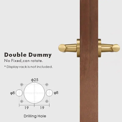 VERGE Brass Lever Door Handles Set