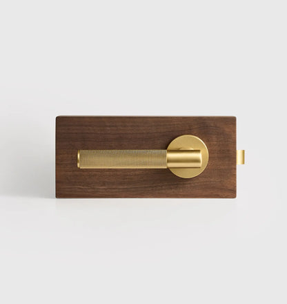 VERGE Brass Lever Door Handles Set