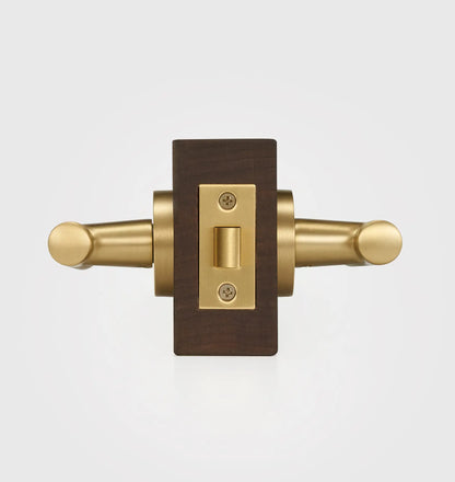 VERGE Brass Lever Door Handles Set